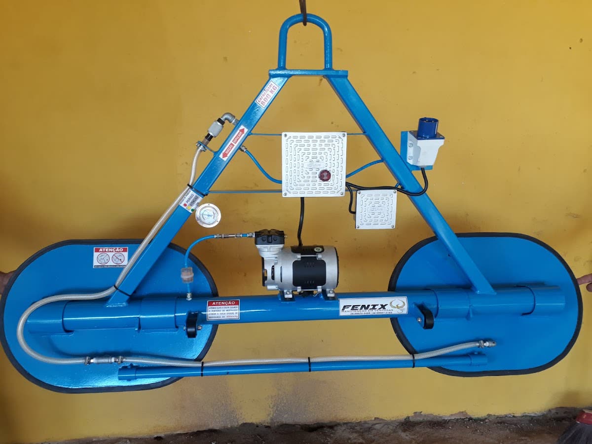 Transportador de carga FENIX de 2 ventosas, elétrico.