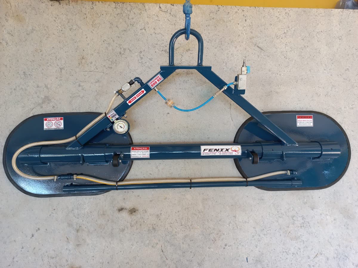 Transportador de carga FENIX de 2 ventosas, pneumático.